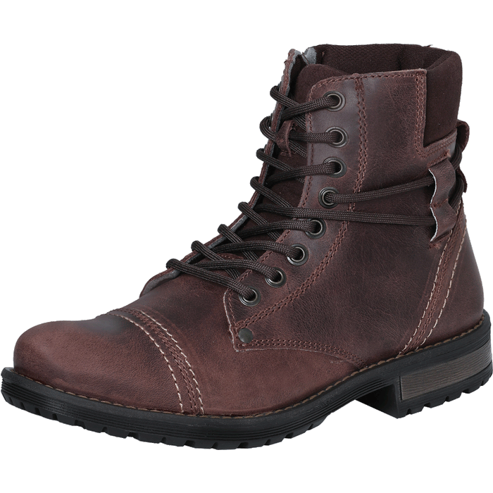 Botas de Cuero Corta Estilo Combat LAM - 6