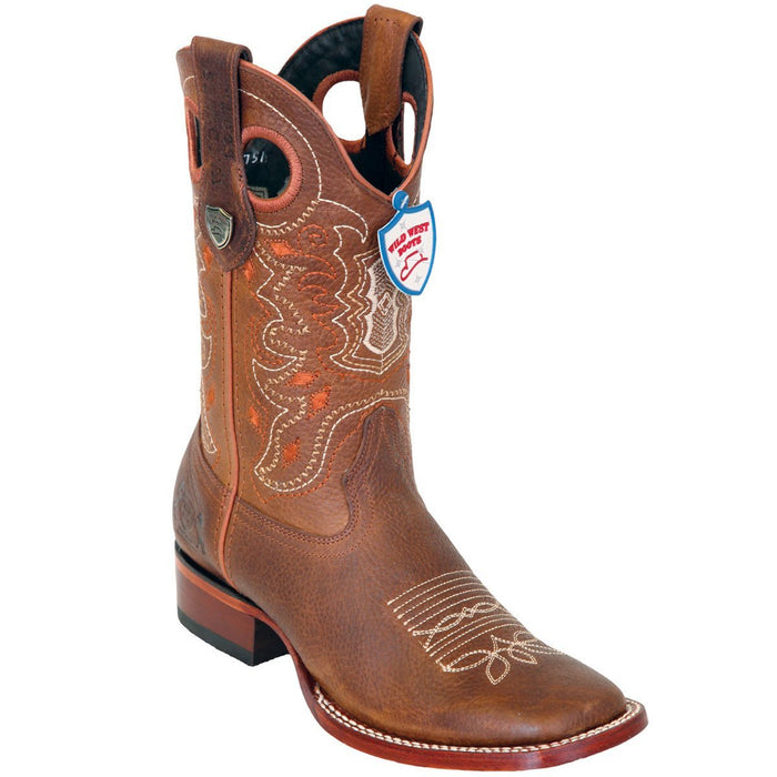 Botas Vaqueras de Cuero Grisly Horma Ancha WW - 6