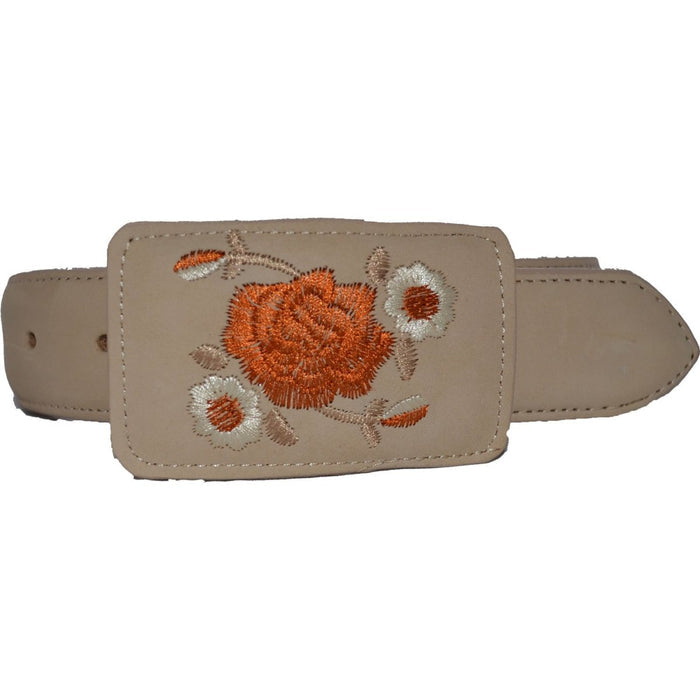 Botas Vaqueras de Cuero para Dama Acabado Nobuck en Hueso ROD - 6