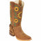 Botas Vaqueras de Cuero con Girasoles para Mujer en Horma Rodeo