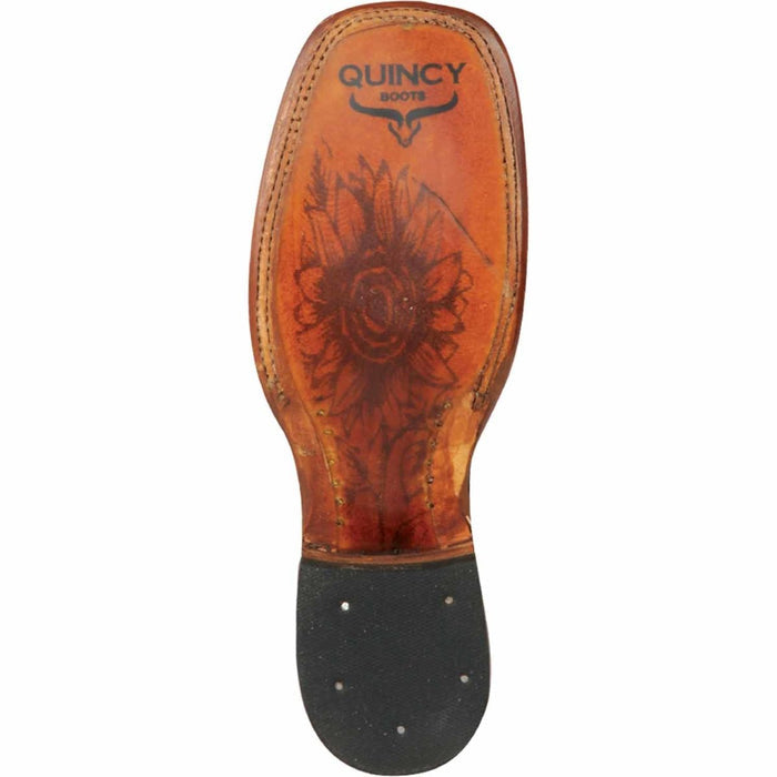 Botas Vaqueras de Cuero Corte Laser para Mujer en Horma Rodeo - 6