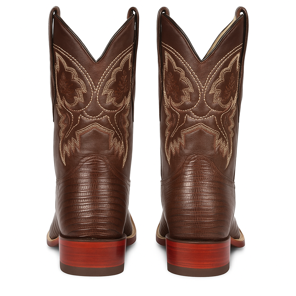Botas Cuadrada de Armadillo Lizard Original-New Designer Collection