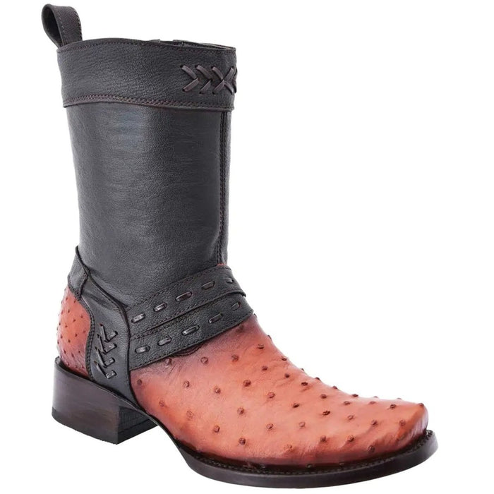 Botas de Avestruz Original Horma Cuadrada WD - 6