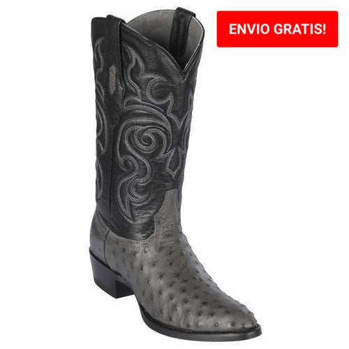 Botas de Avestruz Original Punta Redonda LAB-650309-New Designer Collection