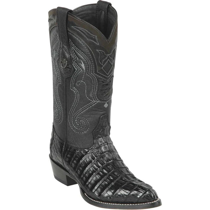 Botas de Cocodrilo Caiman Cola Original Horma Puntal - 6