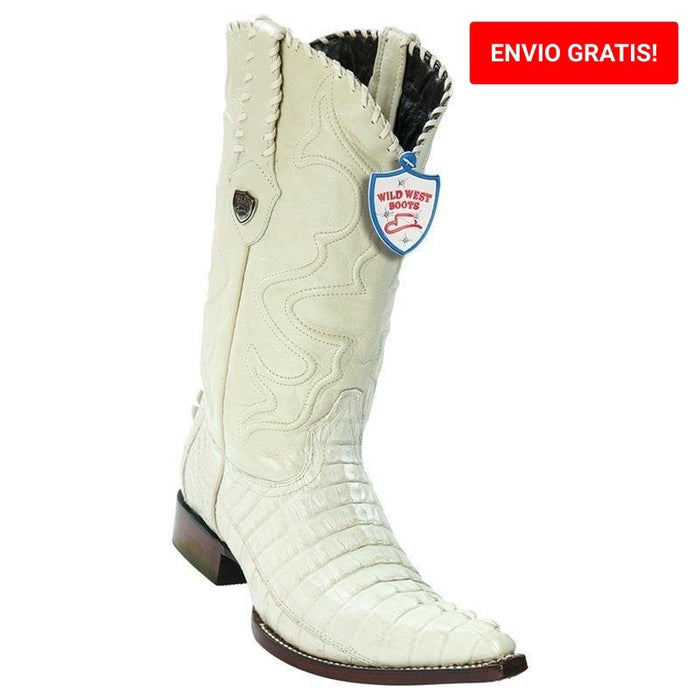 Botas de Cocodrilo Caiman Cola Punta 3X Aladino WW - 6