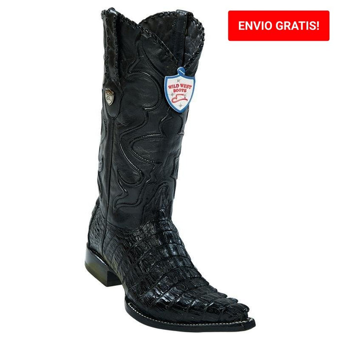 Botas de Cocodrilo Caiman Cola Punta 3X Aladino WW - 6
