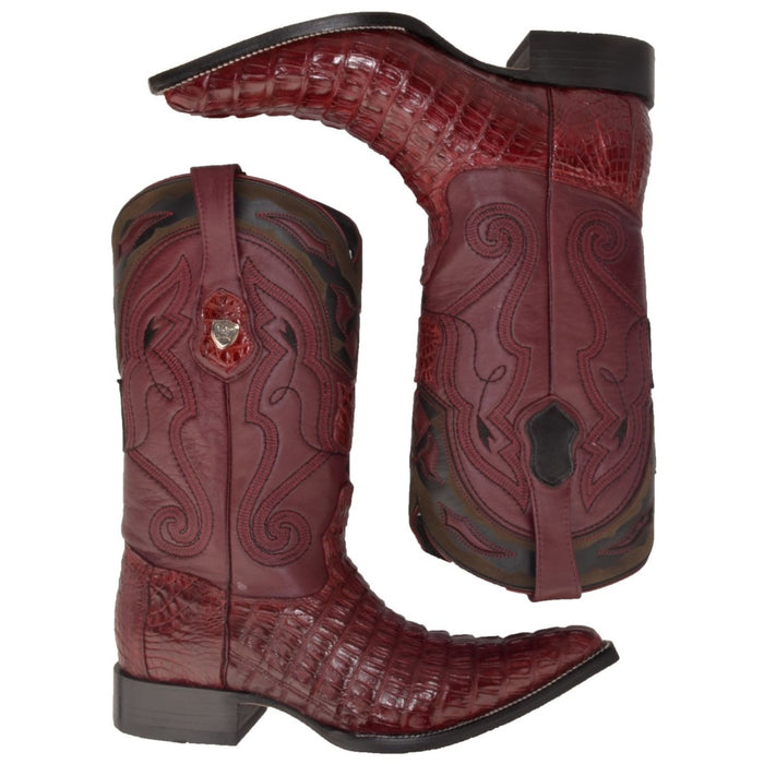 Botas de Cocodrilo Caiman Cola Punta 3X Aladino WW - 6