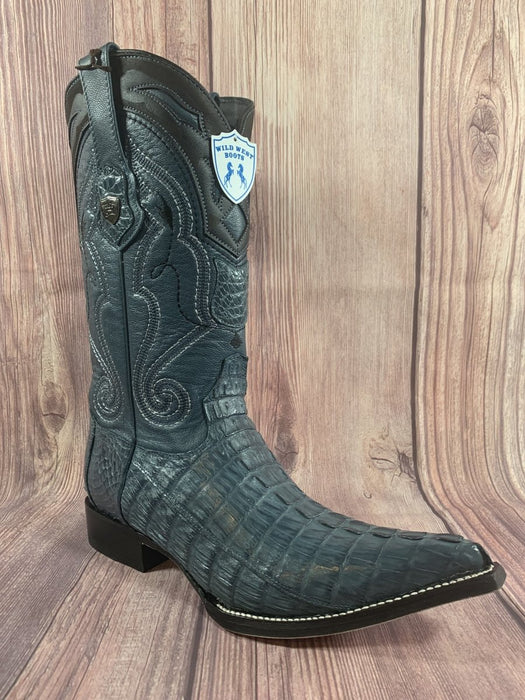 Botas de Cocodrilo Caiman Cola Punta 3X Aladino WW - 6