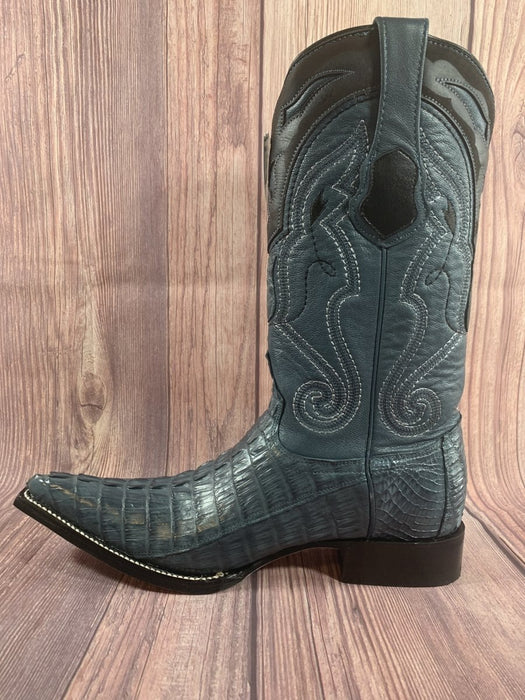 Botas de Cocodrilo Caiman Cola Punta 3X Aladino WW - 6