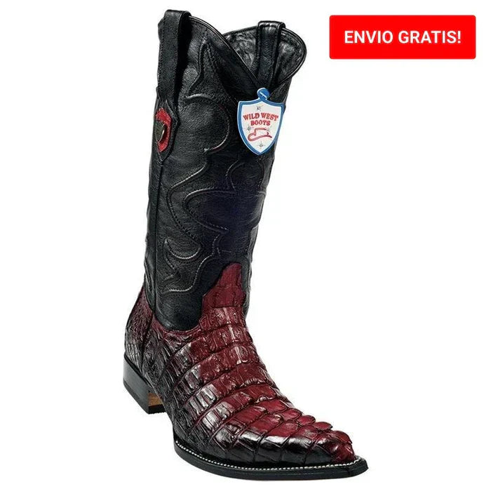 Botas de Cocodrilo Caiman Cola Punta 3X Aladino WW - 6