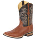 Botas de Cuello de Toro Original Horma Rodeo Color Miel Suela de Hule GEN