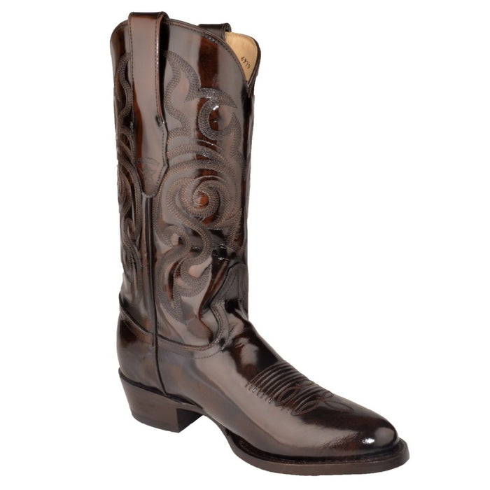 Botas de Cuero Vaqueras con Acabado Camaleon LAB - 6