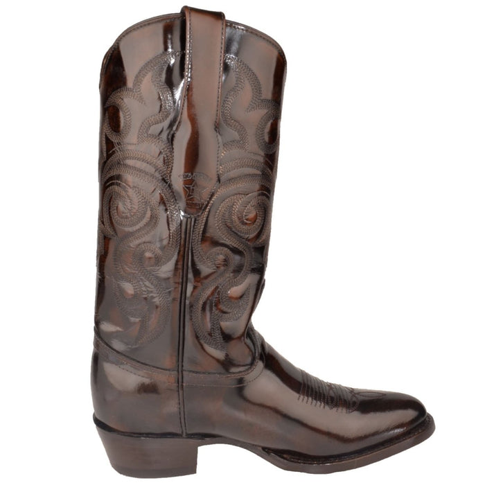 Botas de Cuero Vaqueras con Acabado Camaleon LAB - 6