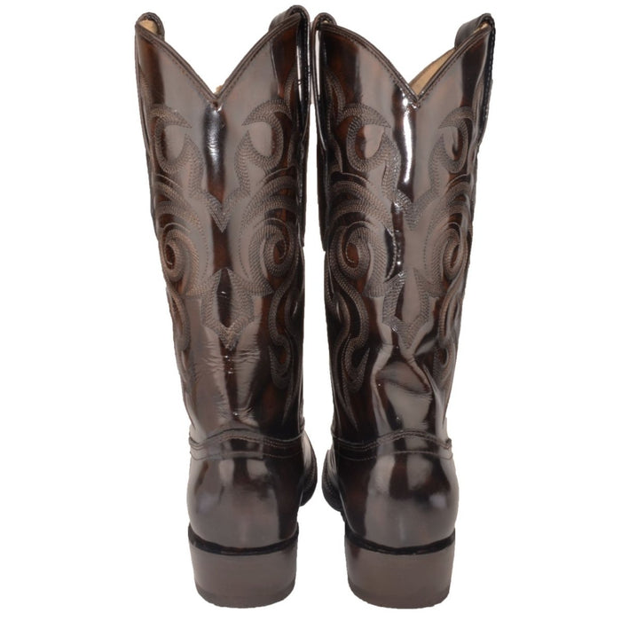 Botas de Cuero Vaqueras con Acabado Camaleon LAB - 6