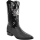Botas de Mantarraya Perla Completa Grabada Horma Puntal