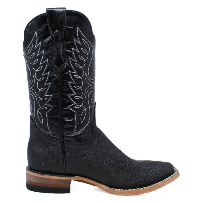 Botas de Mantarraya PS Grabada Horma Rodeo Cuadrada - 6