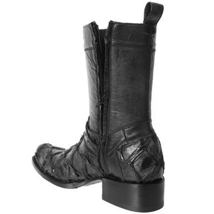 Botas de Pescado Pirarucu Original en Horma Cuadrada con Zipper - 6