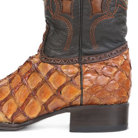 Botas de Pescado Pirarucu Original en Horma Europea Cuadrada - 6