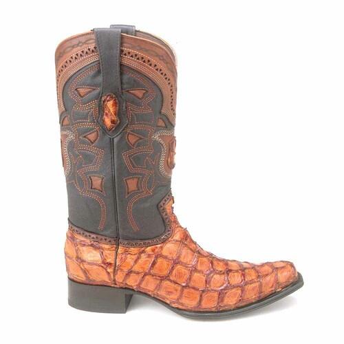 Botas de Pescado Pirarucu Original en Horma Europea Cuadrada - 6