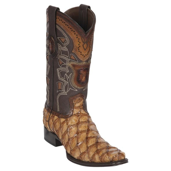 Botas de Pescado Pirarucu Original en Horma Europea Cuadrada - 6