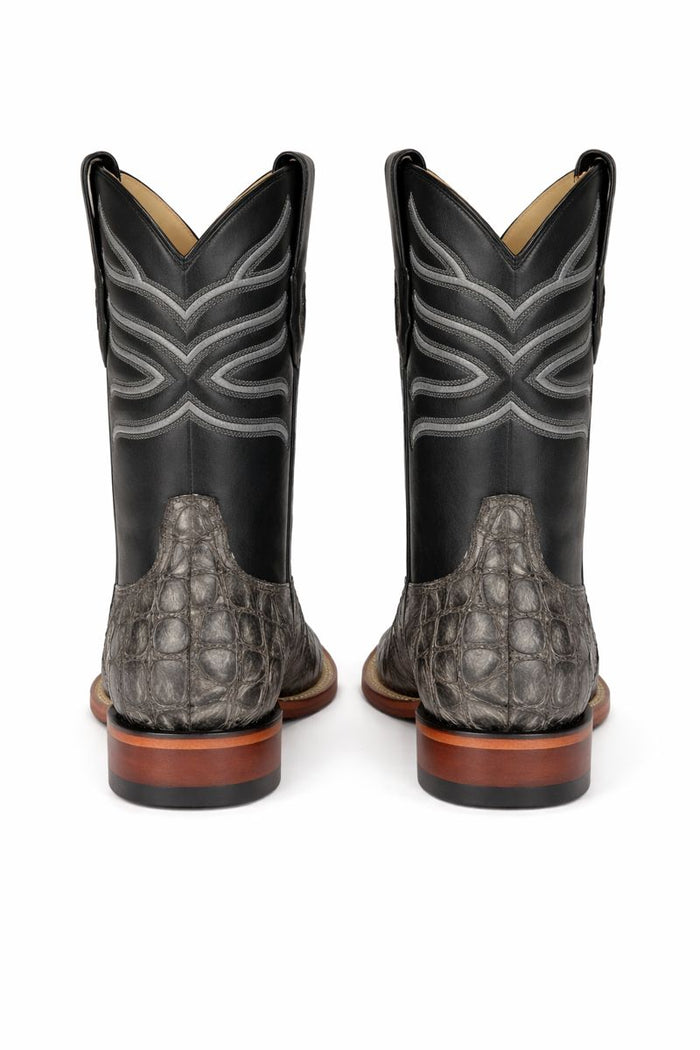 Botas de Pescado Pirarucu Original en Horma Rodeo Cuadrada-New Designer Collection