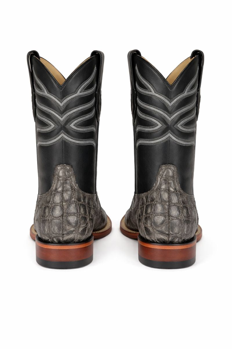 Botas de Pescado Pirarucu Original en Horma Rodeo Cuadrada-New Designer Collection - 6