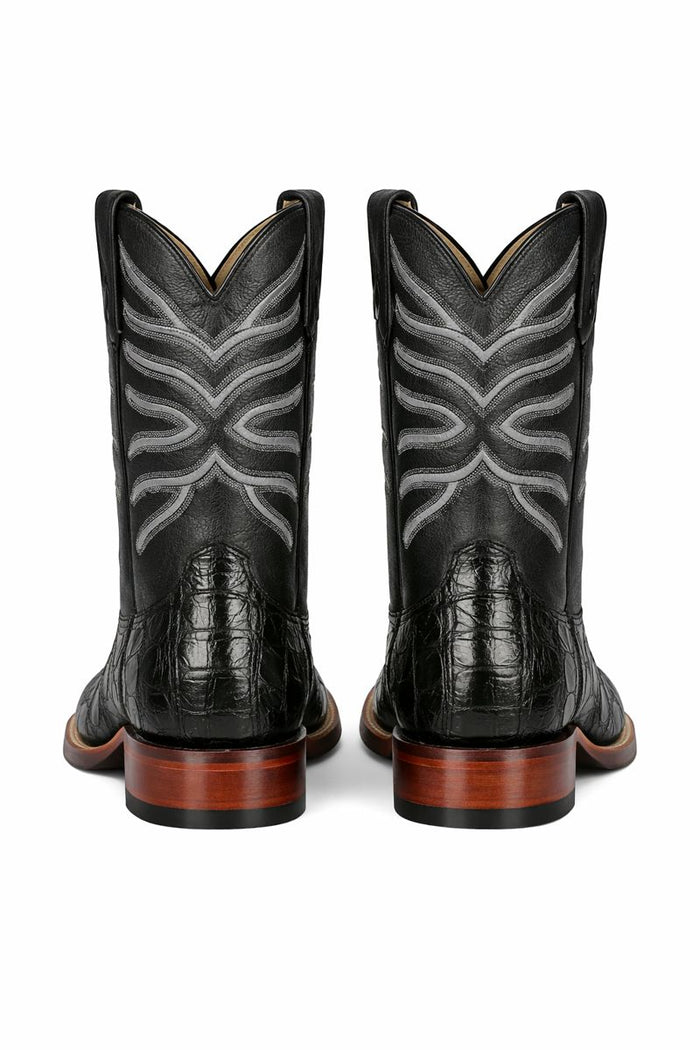 Botas de Pescado Pirarucu Original en Horma Rodeo Cuadrada-New Designer Collection