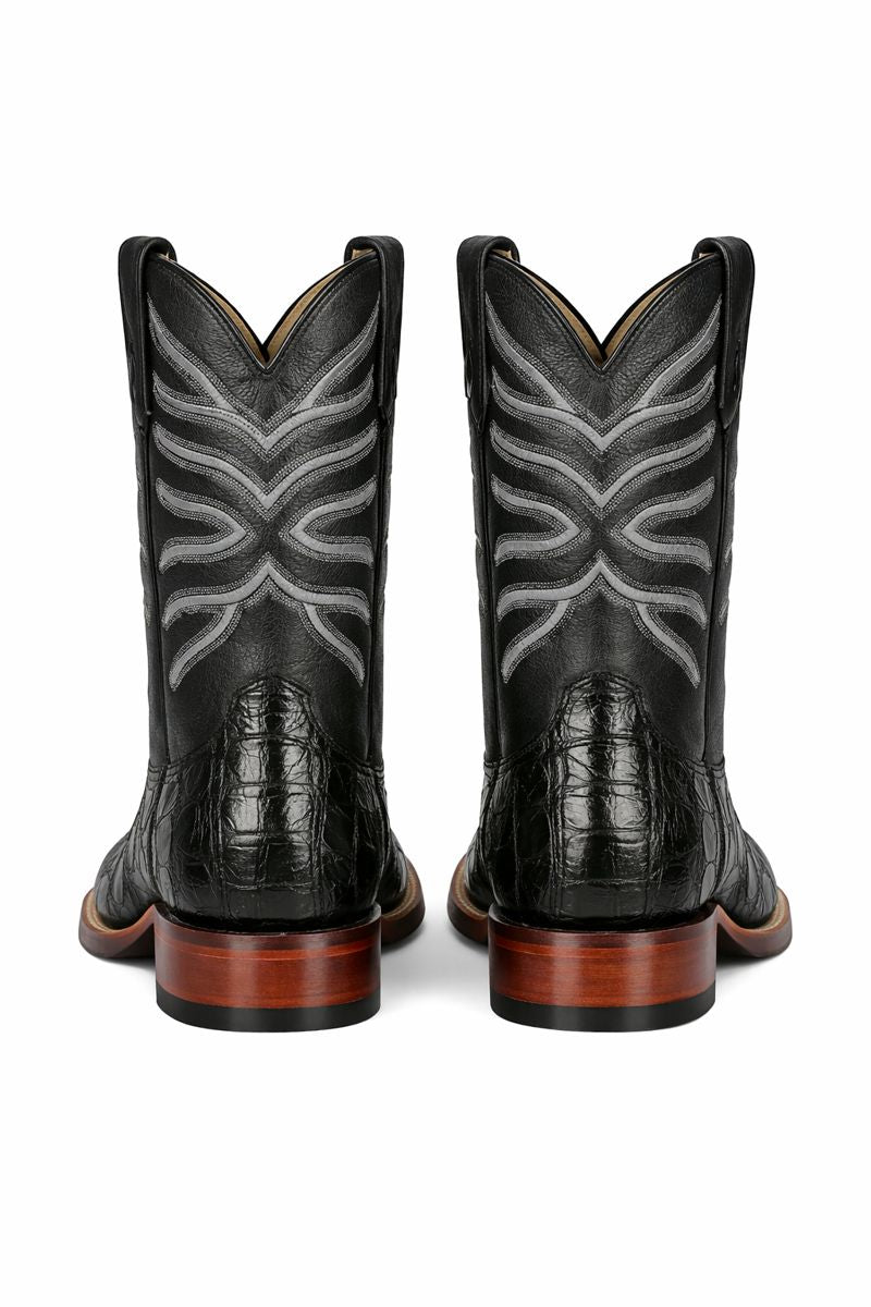 Botas de Pescado Pirarucu Original en Horma Rodeo Cuadrada-New Designer Collection - 6