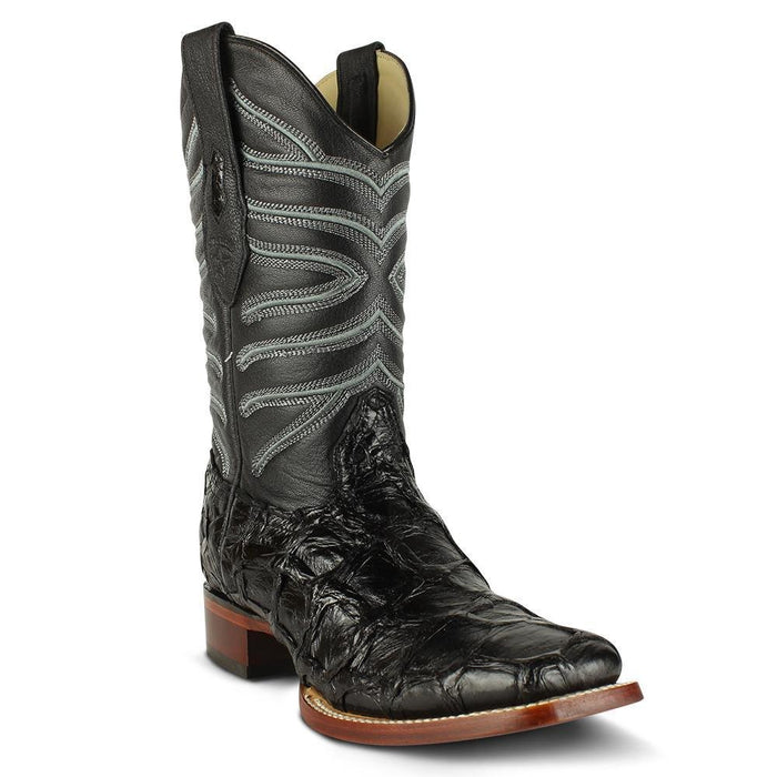 Botas de Pescado Pirarucu Original en Horma Rodeo Cuadrada - 6