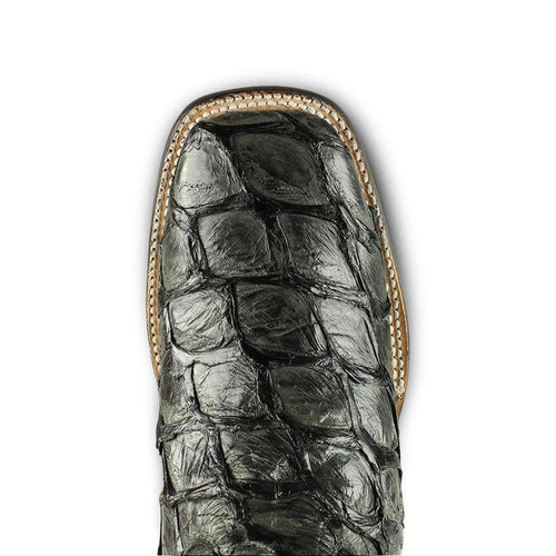 Botas de Pescado Pirarucu Original en Horma Rodeo Cuadrada LAB