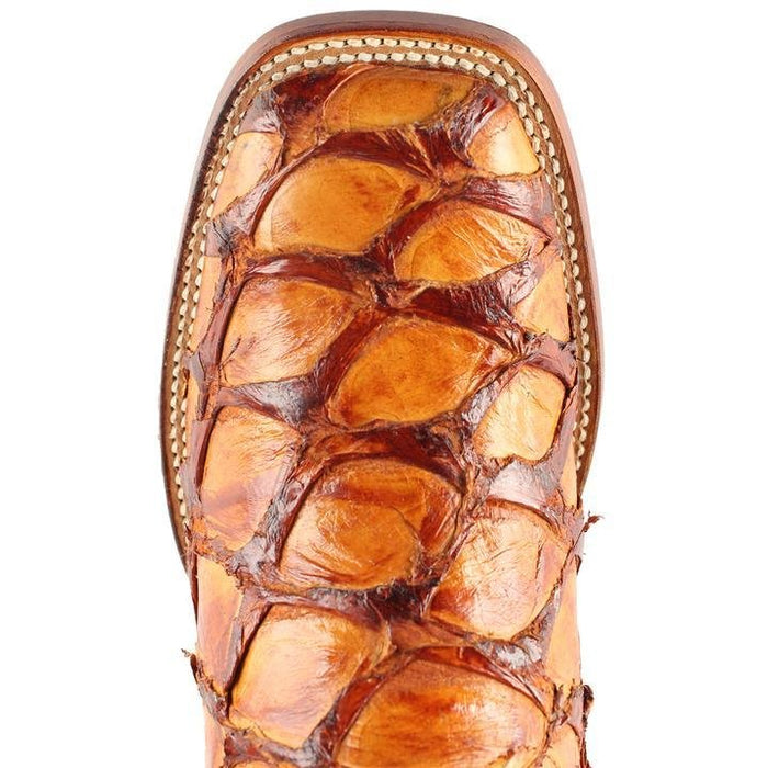 Botas de Pescado Pirarucu Original en Horma Rodeo Cuadrada WW - 6