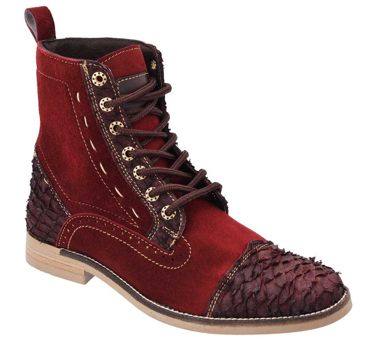 Botas de Pescado Pirarucu Original en Horma Urbana Militar - 6
