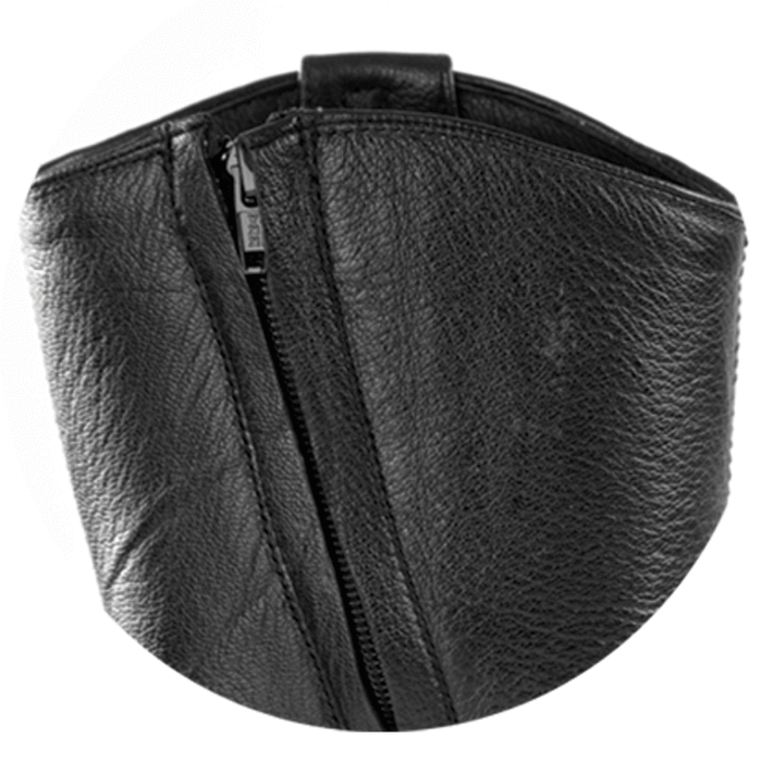 Men's Python Print Leather Square Toe Boots - Natural - 6