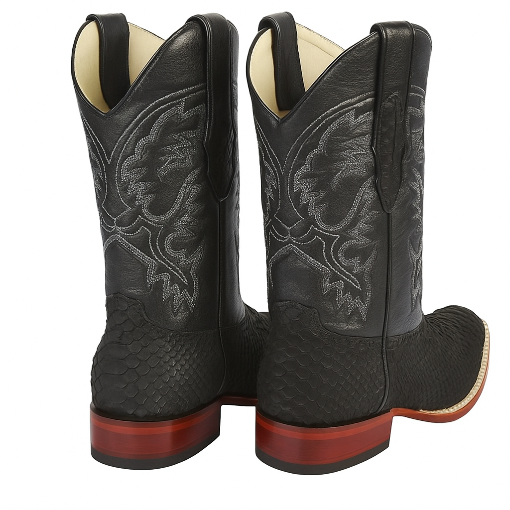 Botas de Piton Original Punta Cuadrada-New Designer Collection - 6