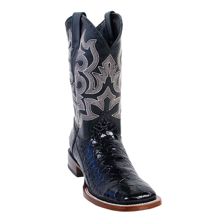 Botas de Tortuga Grabada Horma Rodeo Cuadrada - 6