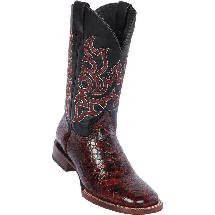 Botas de Tortuga Grabada Horma Rodeo Cuadrada - 6