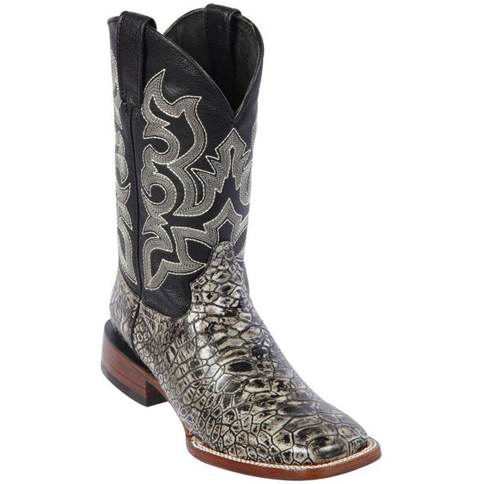 Botas de Tortuga Grabada Horma Rodeo Cuadrada - 6