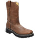 Botas de Trabajo Cuero Crazy Horma Rodeo Color Arena WD