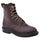 Botas de Trabajo de Agujetas con Barbitas y Casco de Acero Color Cafe WD
