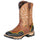 Botas de Trabajo de Cuero Horma Rodeo Color Tan con Proteccion GEN