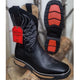 Botas de Trabajo Horma Rodeo Suela Doble Densidad Color Negro