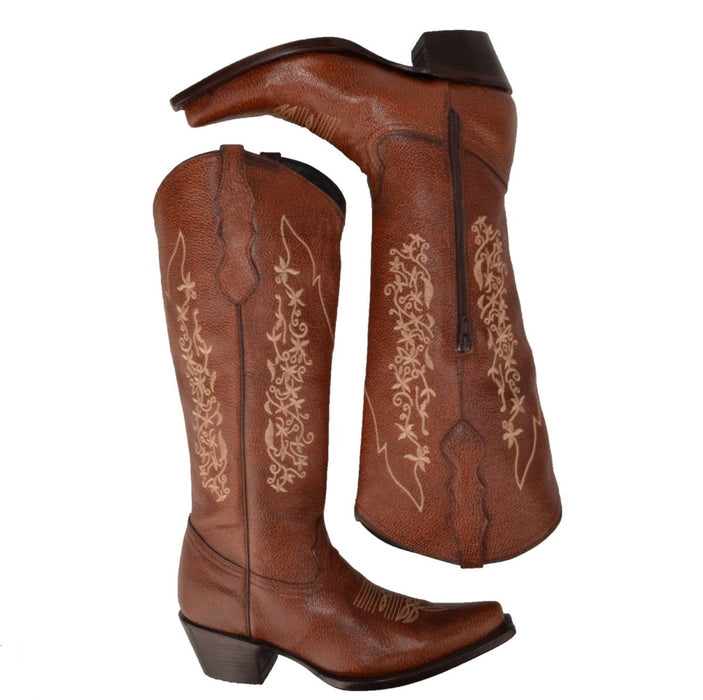 Botas de Cuero Original para Mujer Color Shedron WD - 6