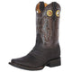 Botas Vaqueras de Cuero Crazy Horma Rodeo Color Chocolate