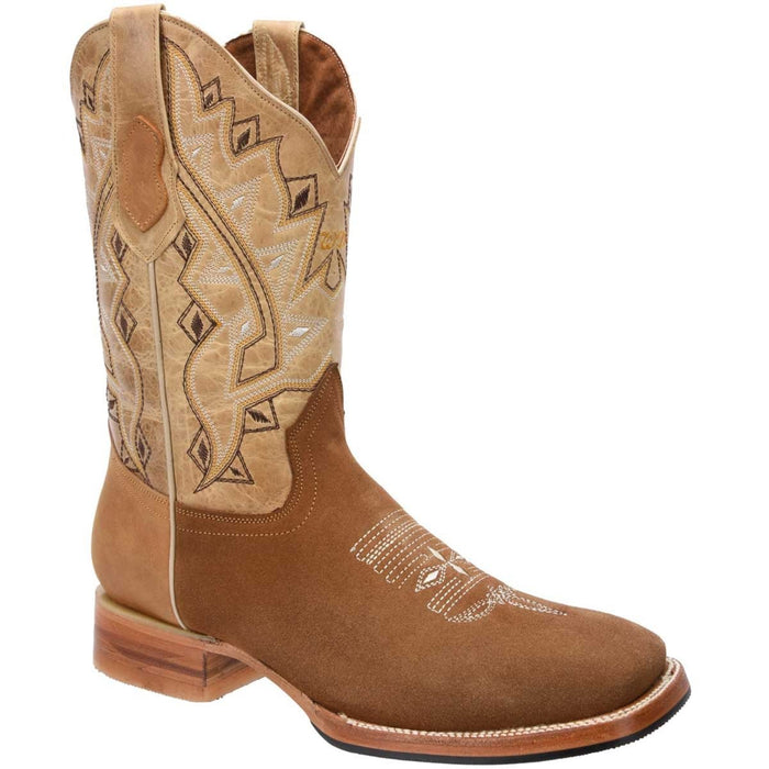 Botas Vaqueras de Cuero Crazy Nobuck Horma Rodeo - 6
