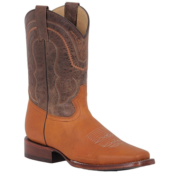 Botas Vaqueras de Cuero Crazy Original Horma Rodeo Color Miel - 6