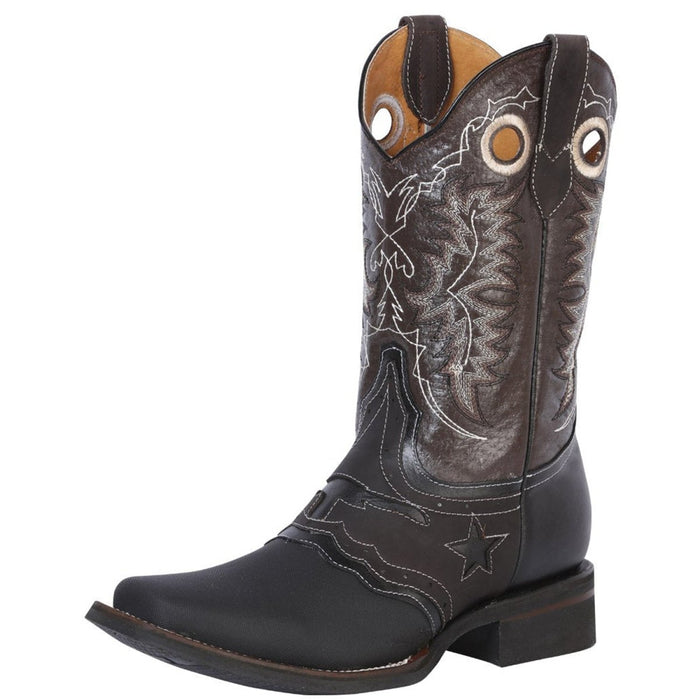 Botas Vaqueras de Cuero Crazy Original Horma Rodeo - 6