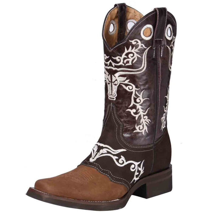 Botas Vaqueras de Cuero Crazy Original Horma Rodeo GEN - 6