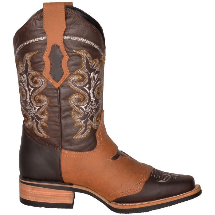 Botas Vaqueras de Cuero Crazy Original Horma Rodeo WD - 6