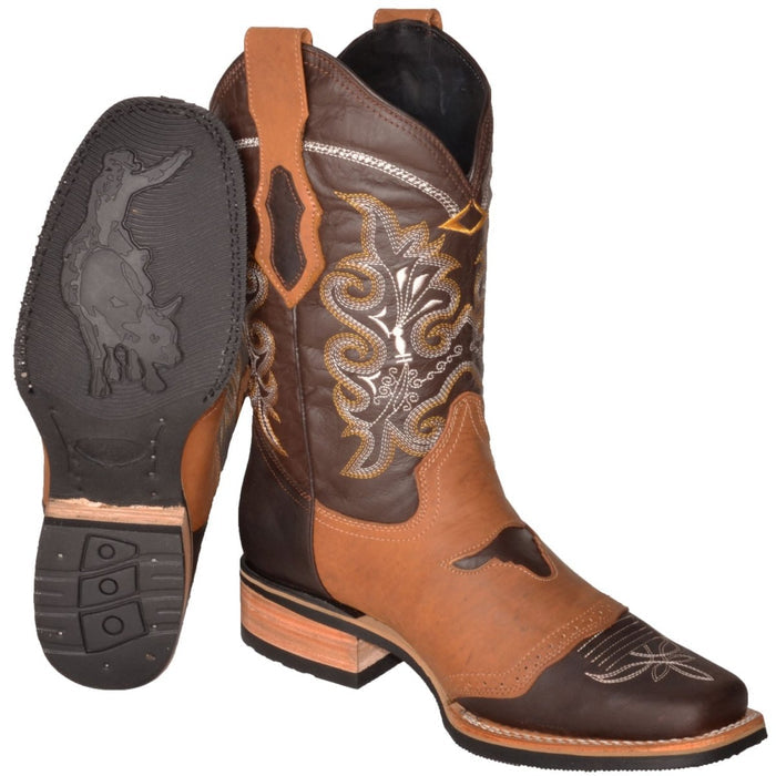 Botas Vaqueras de Cuero Crazy Original Horma Rodeo WD - 6